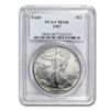 Image 1 : 1987 Silver American Eagle - MS-68 PCGS