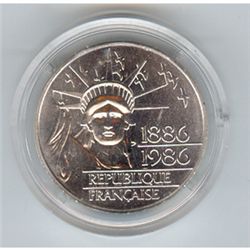 France 100 Francs 1986, LIberty Piefort