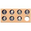 Image 1 : Proof Silver Washington Quarters 1992-1998 (7pcs)