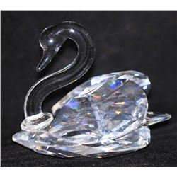 1.5" GENUINE SWAROVSKI CRYSTAL SWAN FIGURINE WITH WINGS