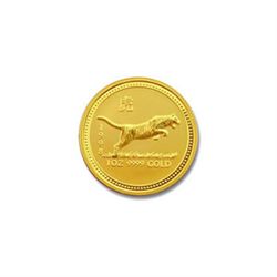 Australian Lunar Gold Twentieth Ounce Gold Tiger