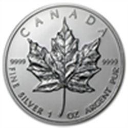 2010 1 oz Silver Canadian Maple Leaf (Brilliant Uncircu