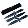 Image 1 : COLLECTORS EDITIOIN BLACK/GRAY THROWING KNIVES SET OF 3