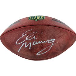 ELI MANNING GIANTS AUTOGRAPHED NFL  DUKE  GAME FOOTBALL