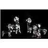 Image 1 : COLLECTORS EDITION CRYSTAL 5 PCS DOGS FIGURINES