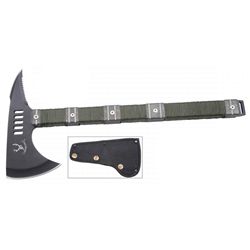 COLLECTORS EDITION BLACK TACTICAL AXE W/SHEATH