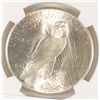 Image 3 : 1925 PEACE SILVER DOLLAR, NGC MS-65 GEM!