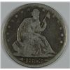 Image 1 : 1853 SEATED HALF DOLLAR GOOD