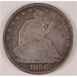 1856-O SEATED HALF DOLLAR FINE