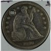 Image 1 : 1846 SEATED DOLLAR VF (DAMAGED)