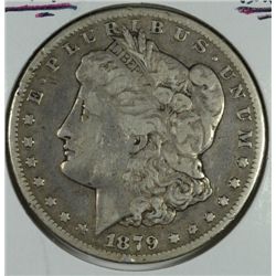 1879-CC MORGAN DOLLAR FINE