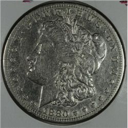 1880-CC MORGAN DOLLAR XF+