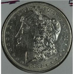 1882 O/O MORGAN DOLLAR AU 58