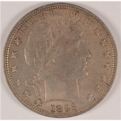1892 BARBER HALF DOLLAR MS64