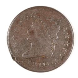 1810 LARGE CENT, ( S-285 ) VG+