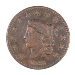 1833 LARGE CENT ( N-5 )  XF
