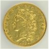 Image 2 : 1834 CLASSIC/PLAIN 4 $5 GOLD SEGS AU 50