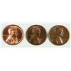 Image 1 : 3 LINCOLN CENTS (17,51-D,70-S SD) CH BU