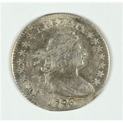 1796 DRAPED BUST DIME XF NICE