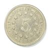 Image 2 : 1869 SHIELD NICKEL, XF/AU  NICE!