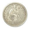 Image 1 : 1858 SEATED QUARTER, XF/AU-45