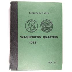 WASHINGTON QUARTER SET, 1932-64, NICE CIRCULATED SET, COMPLETE