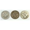 Image 2 : 3 STANDING LIBERTY QUARTERS (17-S T1,26-S,28-D) AG-FINE