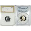 Image 1 : 1964 PCI PR 67 & 1982-S PCGS PR 69 DCAM WASHINGTON QUARTERS