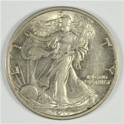 1917 WALKING LIBERTY HALF DOLLAR XF/AU