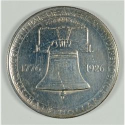 1926 SESQUI COMMEM HALF DOLLAR AU/BU
