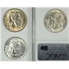 Image 3 : 1941 MS63, 1942 NGC AU 58 & 1942-D MS 63 WALKING LIBERTY HALF DOLLAR