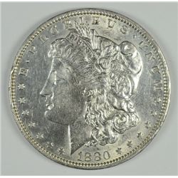 1880-O MORGAN DOLLAR (MICRO O ) AU 58