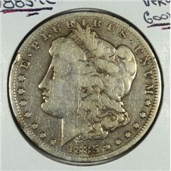 1885-CC MORGAN DOLLAR VG