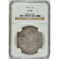 1895-S MORGAN DOLLAR NGC VF 30