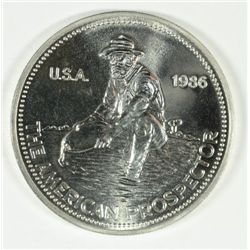 1986 1 OZT .999 FS ENGELHARD PROSPECTOR