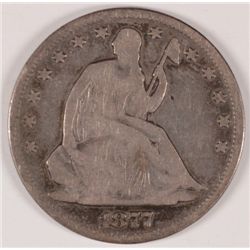 1877-S SEATED HALF DOLLAR VG/FINE