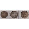 Image 2 : 3 SEATED HALF DOLLARS (75,76-S,77) AG-GOOD
