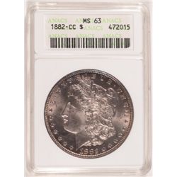 1882-CC MORGAN DOLLAR ANACS MS63