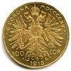 Image 1 : 1915 AUSTRIAN 1 OZ PURE GOLD 100 CORONAS BU