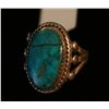 Image 3 : 4 Navajo Rings,Silver and Turquoise,