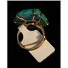 Image 2 : Turquoise and 14k Ring,
