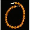 Image 1 : Amber Beaded Necklace,
