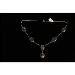 Turquoise and Silver Necklace,