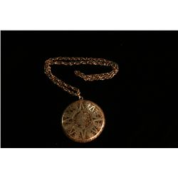 Taxco Aztec Sundial Style Necklace,
