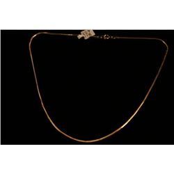 14k Yellow Gold Snake Chain,