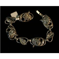 Taxco Style Bracelet, Sterling,