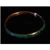 Image 1 : Malachite Overlay Bangle Bracelet,