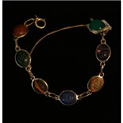 14k Yellow Gold Bracelet,