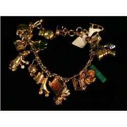 14k Yellow Gold Bracelet,