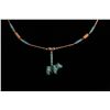 Image 1 : Liquid Silver with Turquoise Necklace,